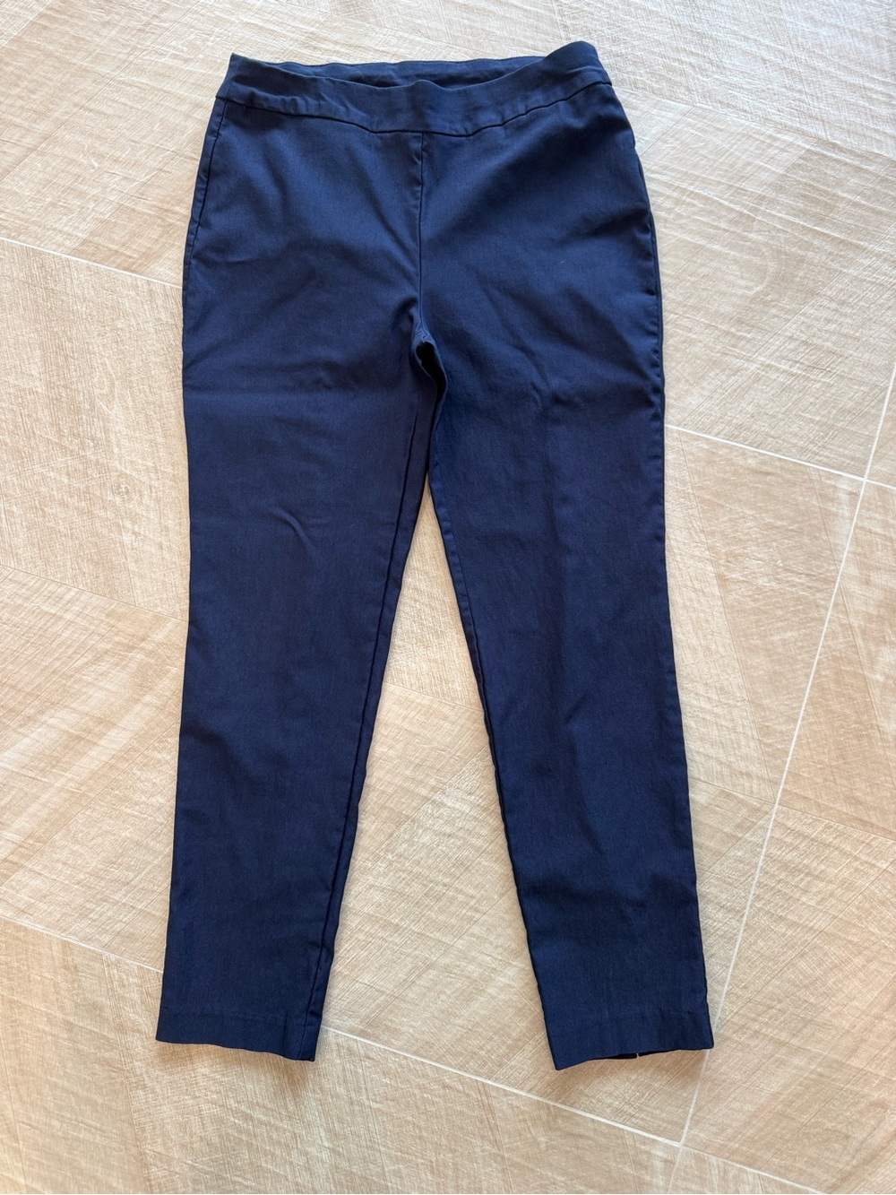 Worn once - Chico's Slim Stretch Navy Pants
